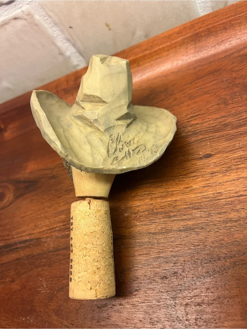 Vtg 1990s Bottle Stopper Chris Hammack Spit n Whittle collection Rot Gut Rodney